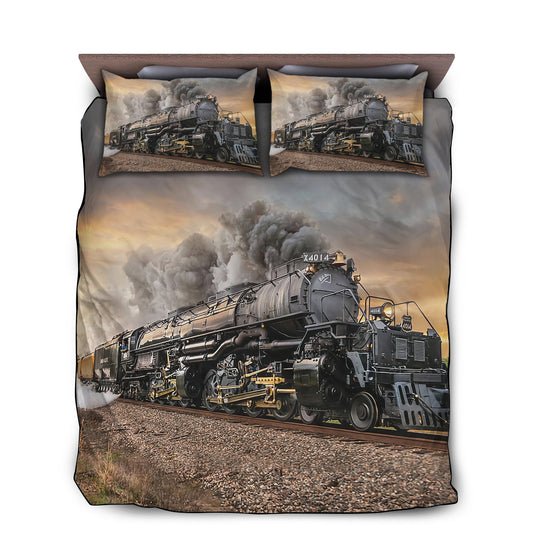 Future Train Bedding Cover For Cozy Bedroom Decor