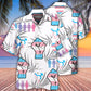 LGBT Transgender Pride Tropical Leaf Design – Hawaiian Shirt