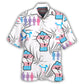 LGBT Transgender Pride Tropical Leaf Design – Hawaiian Shirt