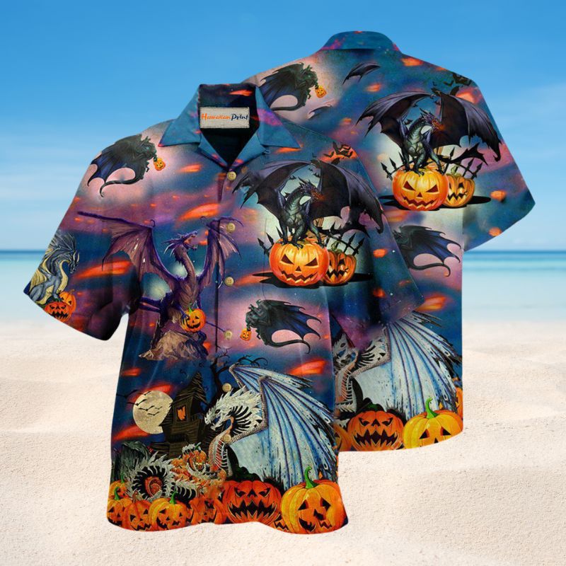 Treasure Guardians Dragon Halloween Edition – Hawaiian Shirt