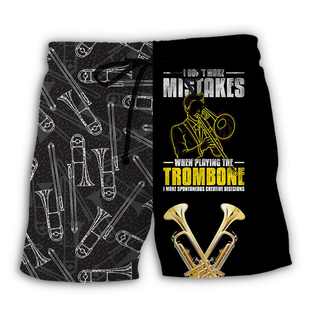 Trombone Music Lover Classic Style – Beach Short