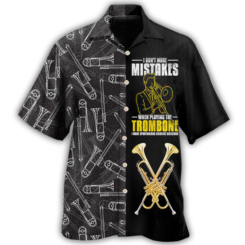 Trombone Music Lover Art – Hawaiian Shirt