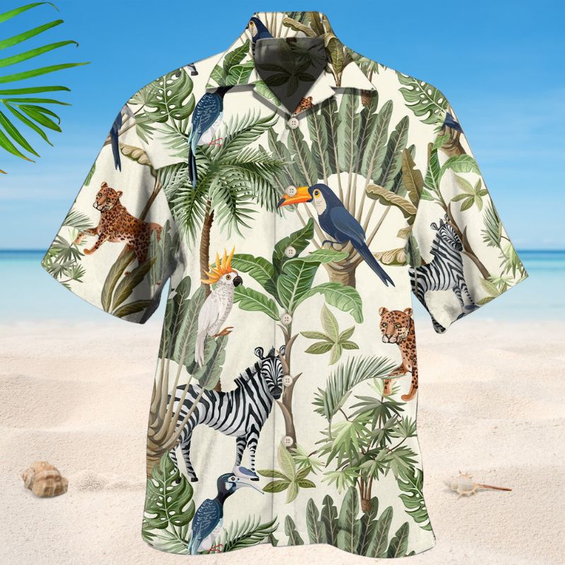 Tropical Animals Basic Life Style – Hawaiian Shirt
