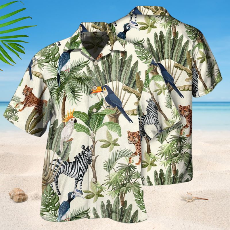 Tropical Animals Basic Life Style – Hawaiian Shirt