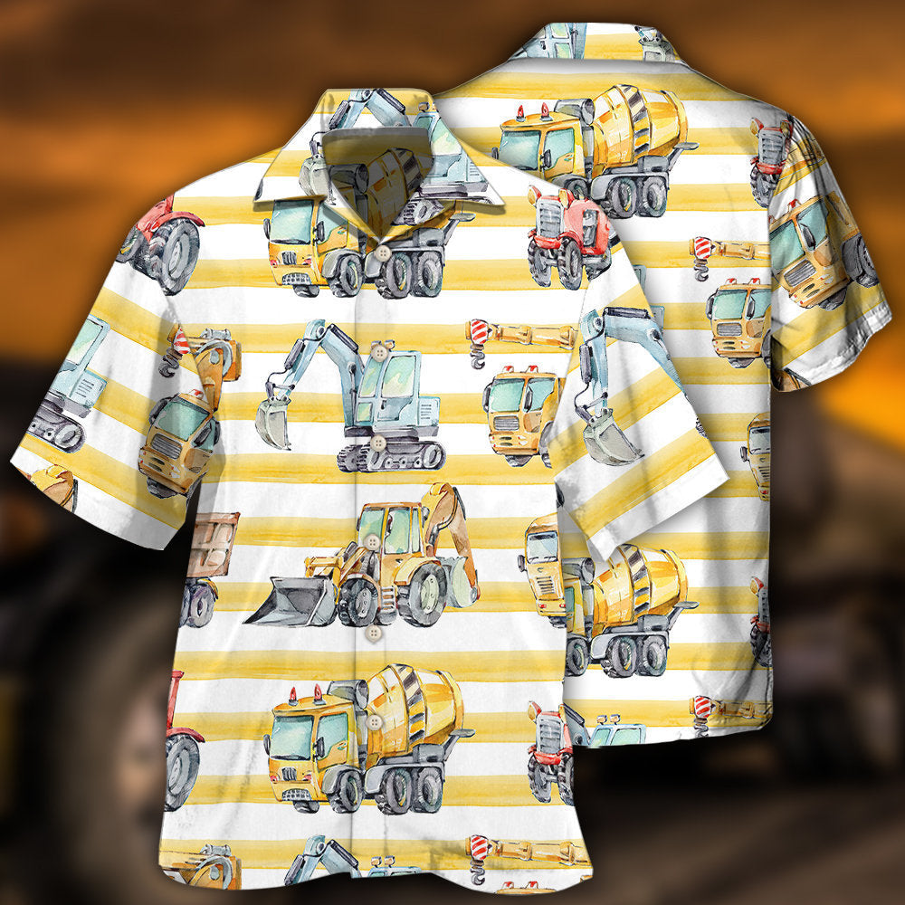 Excavator Basic Style – Hawaiian Shirt