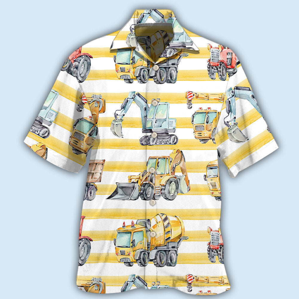 Excavator Basic Style – Hawaiian Shirt