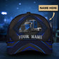 Truck Blue Black Personalized – Classic Cap