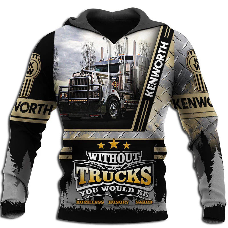Truck Humor Quote Art - 3D Hoodie