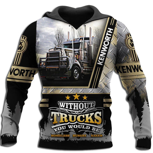 Truck Humor Quote Art - 3D Hoodie