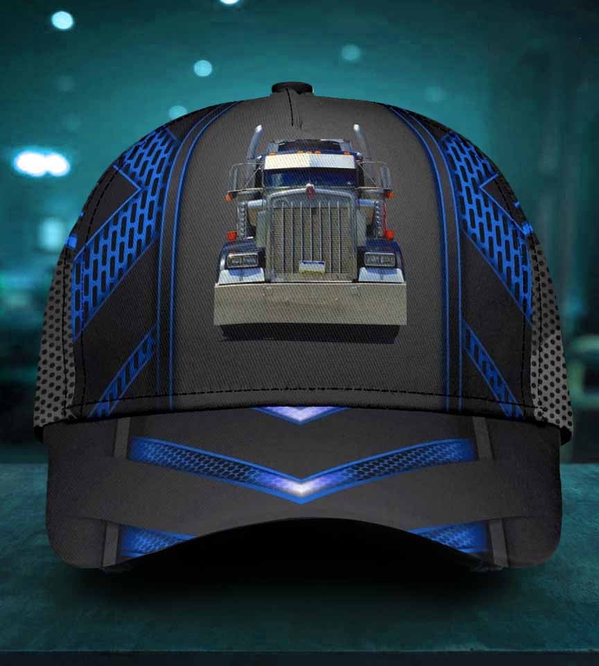 Truck Job Blue Pattern – Classic Cap