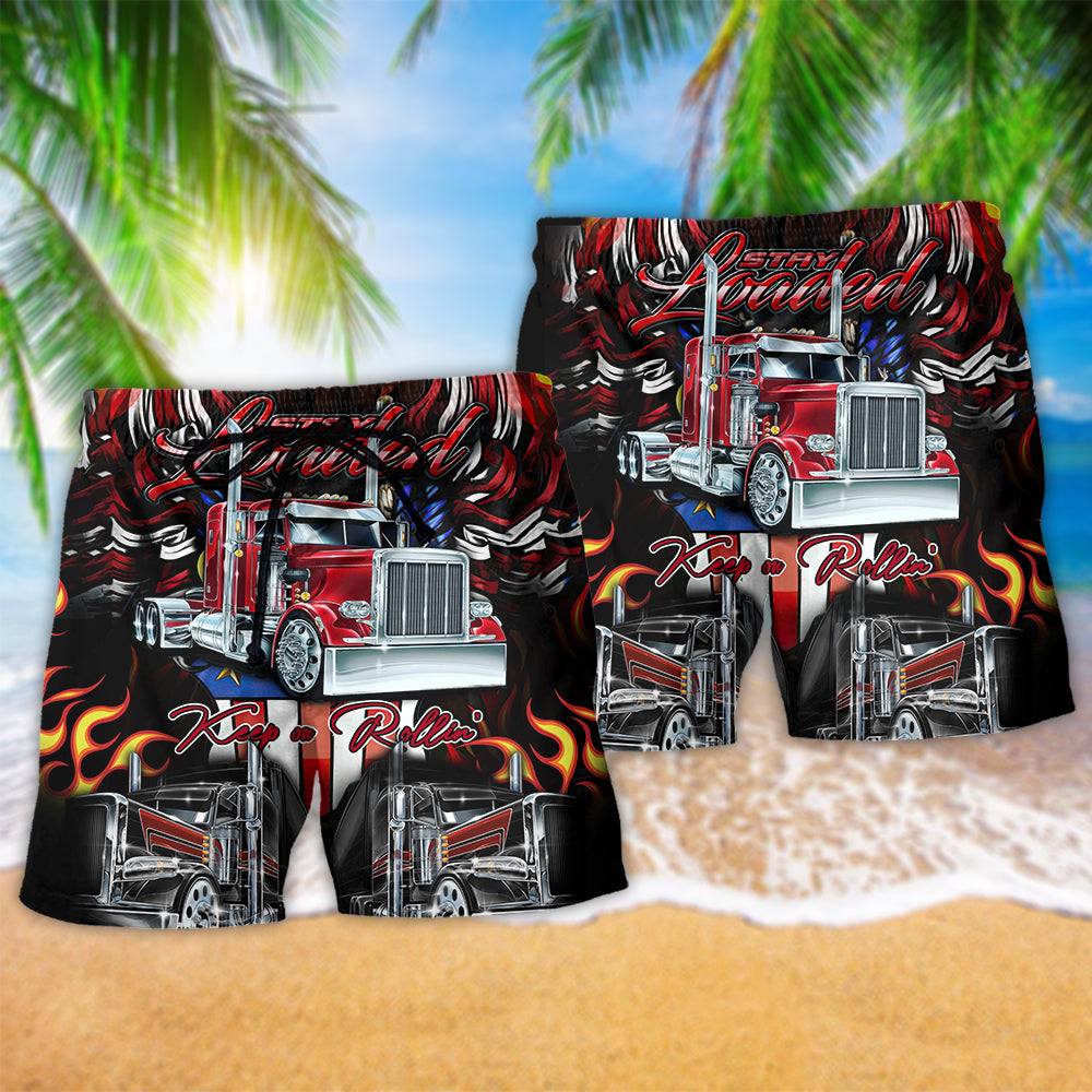 Truck Keep On Rolling Cool Power - Beach Short