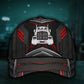 Truck Metal Carbon Black Red – Classic Cap