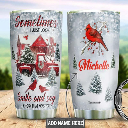 Truck Smile And Say Personalized 20 Oz Tumbler