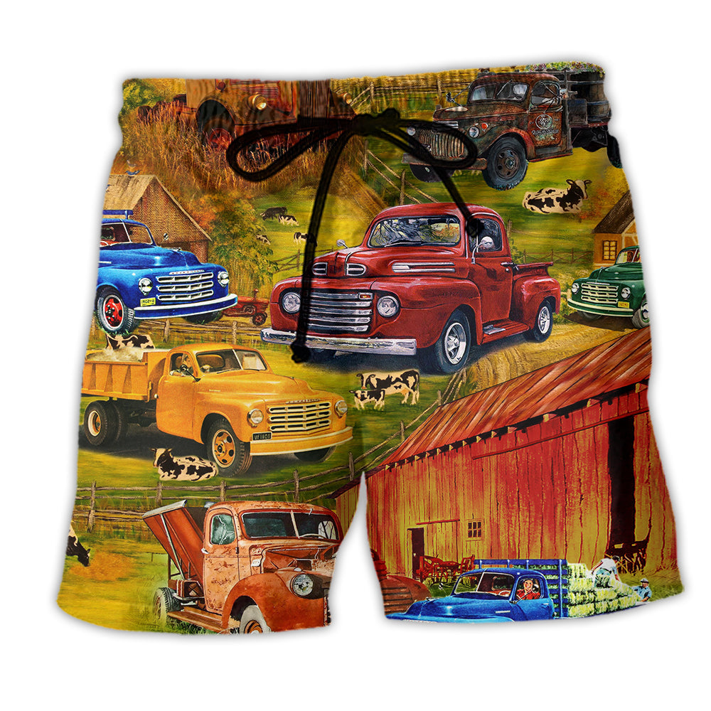 Pickup Truck Road Trip Adventure – Beach Short