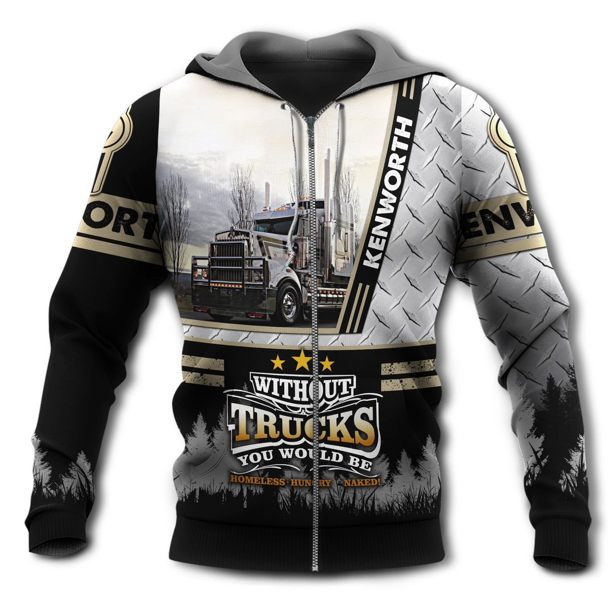 Truck Life Without Truck Quote - 3D Hoodie