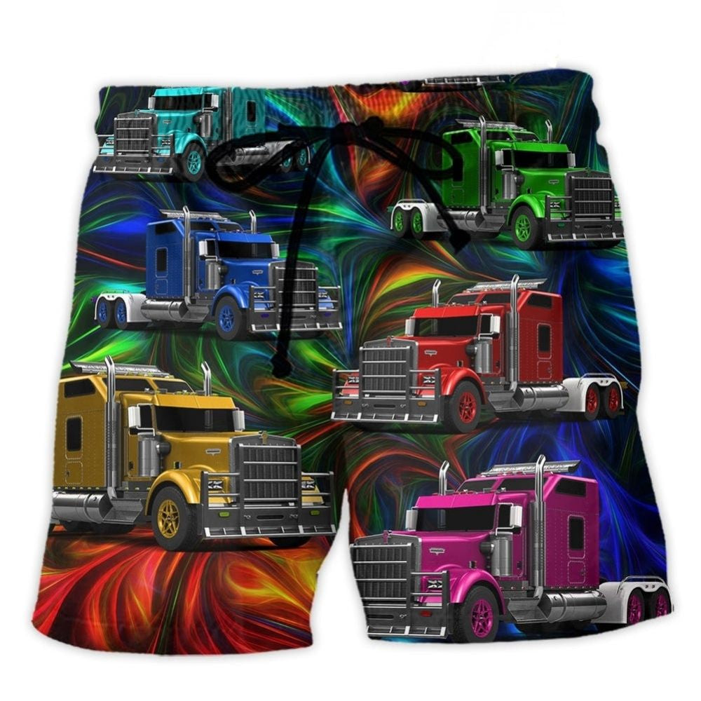 Truck Colorful Life Adventure - Beach Short