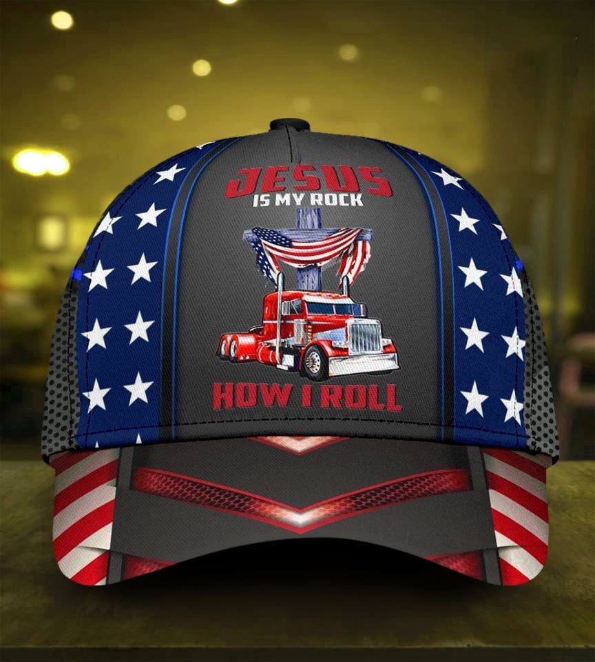 Trucker Faith Is My Rock – Classic Cap