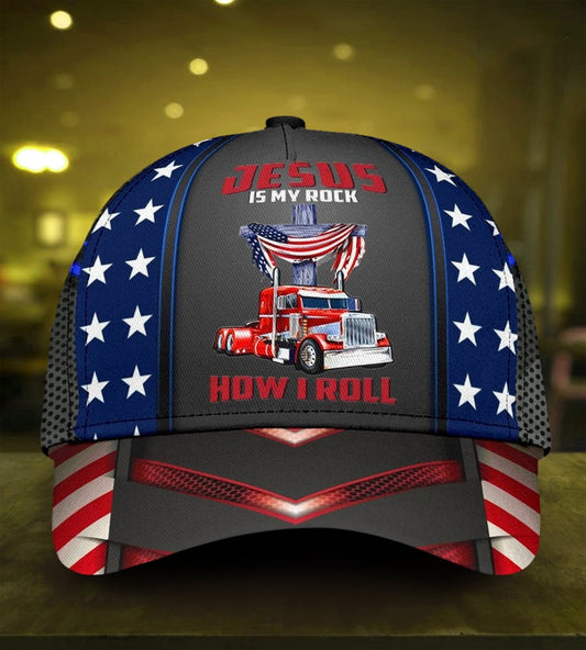 Trucker Faith Is My Rock – Classic Cap