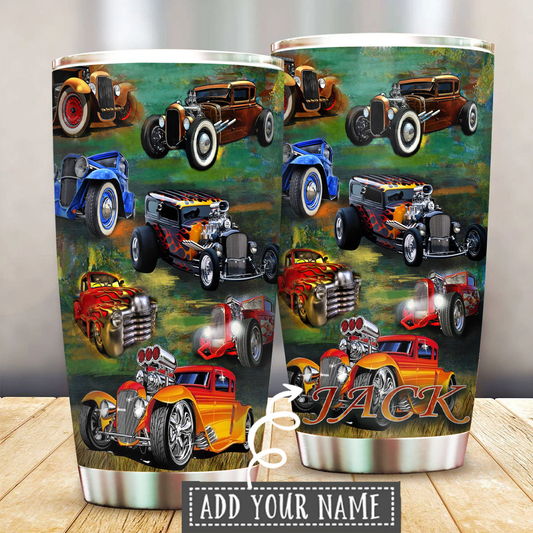 Car Luxury Retro Personalized 20 Oz Tumbler For Travel Gifts