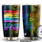 LGBT Love Is Love Colorful Personalized 20 Oz Tumbler