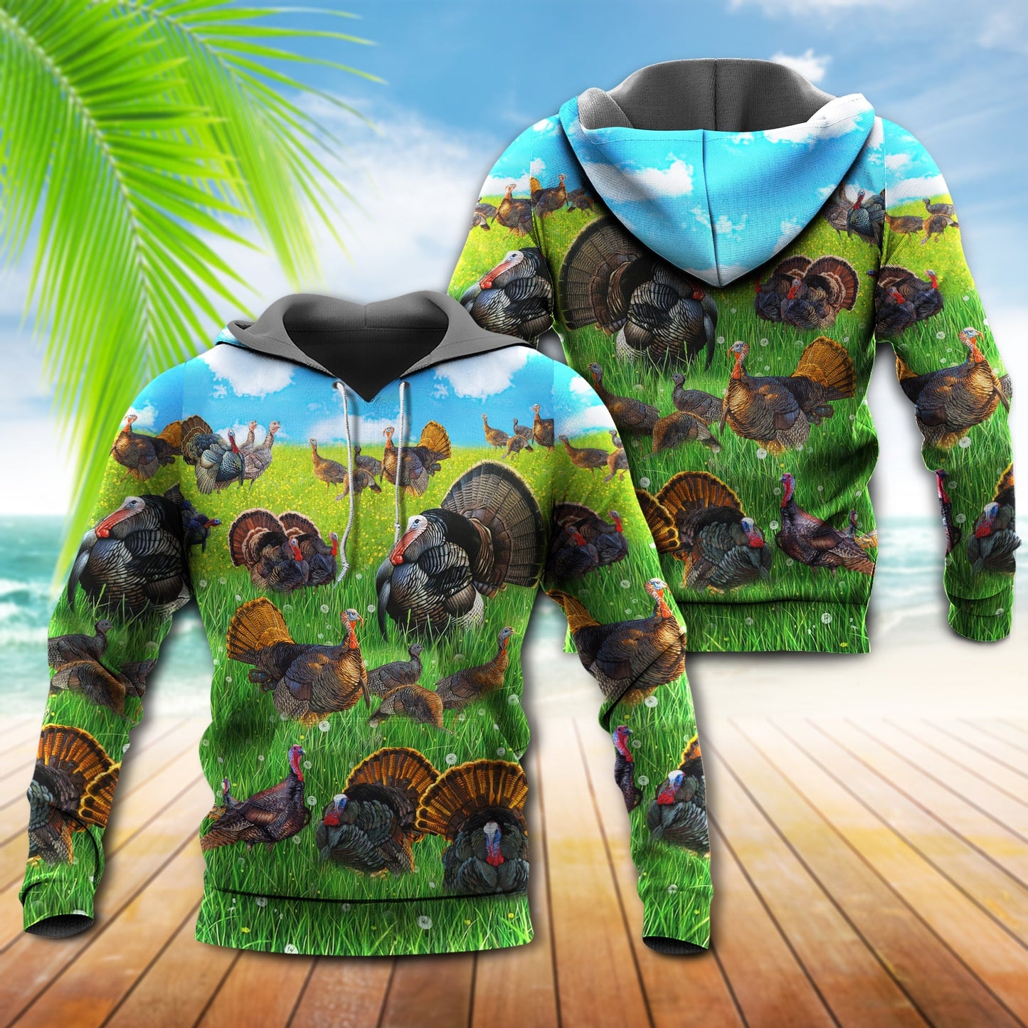 Life Is Better With A Turkey - 3D Hoodie