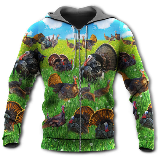 Life Is Better With A Turkey - 3D Hoodie
