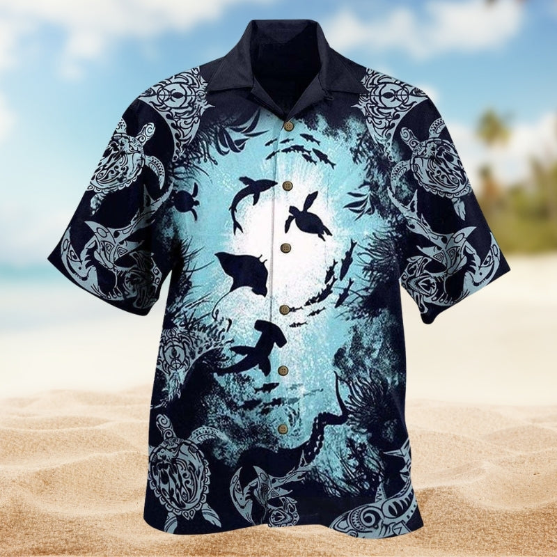 Turtle Aquarium Life Limited Edition – Hawaiian Shirt