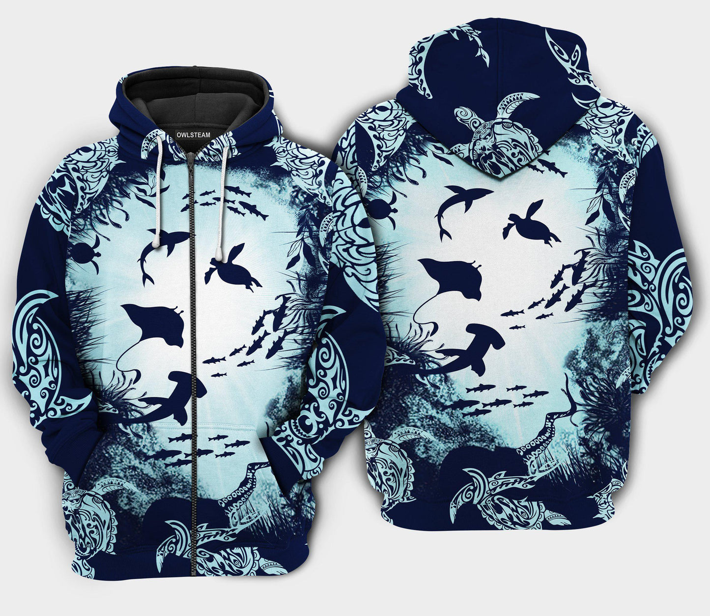 Turtle Aquarium Ocean Life - 3D Hoodie