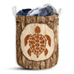 Turtle Bark Wood Style - Laundry Basket - Owls Matrix LTD
