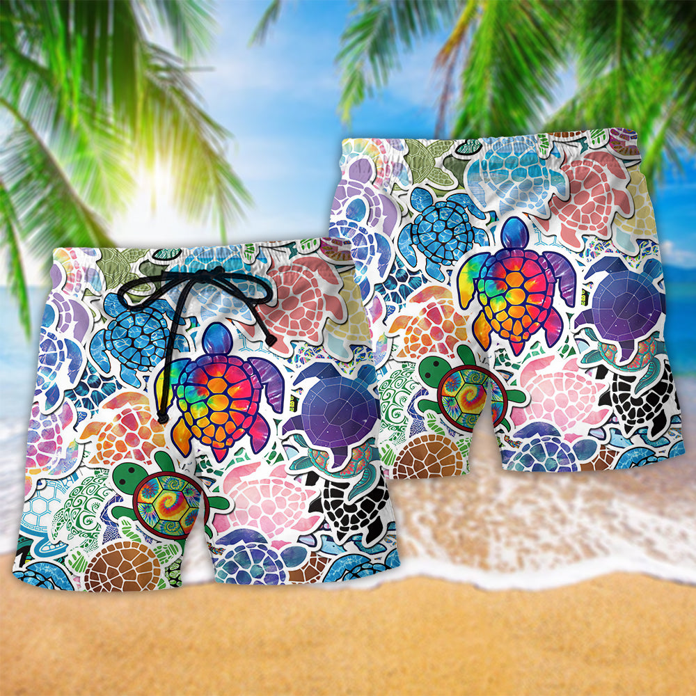 Turtle Color Peace – Beach Short
