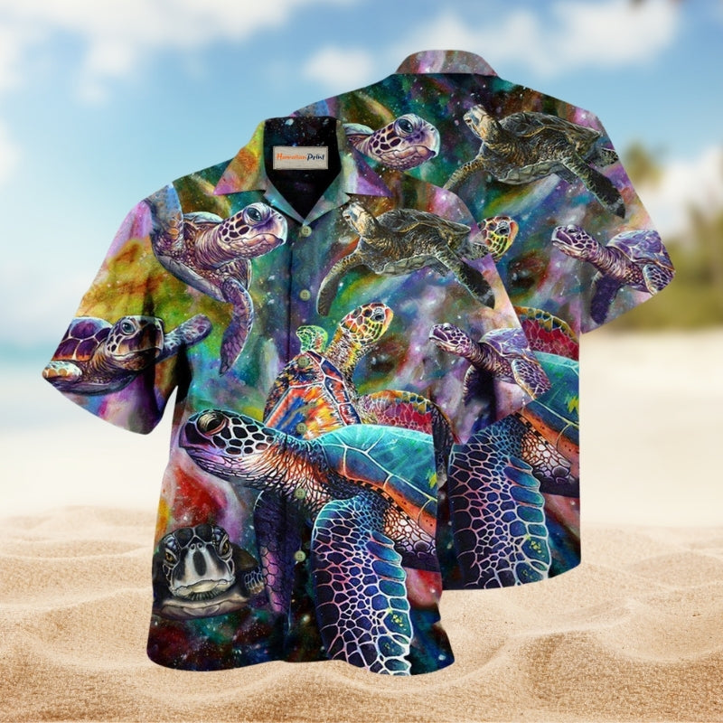 Turtle Galaxy Love Sea Edition – Hawaiian Shirt