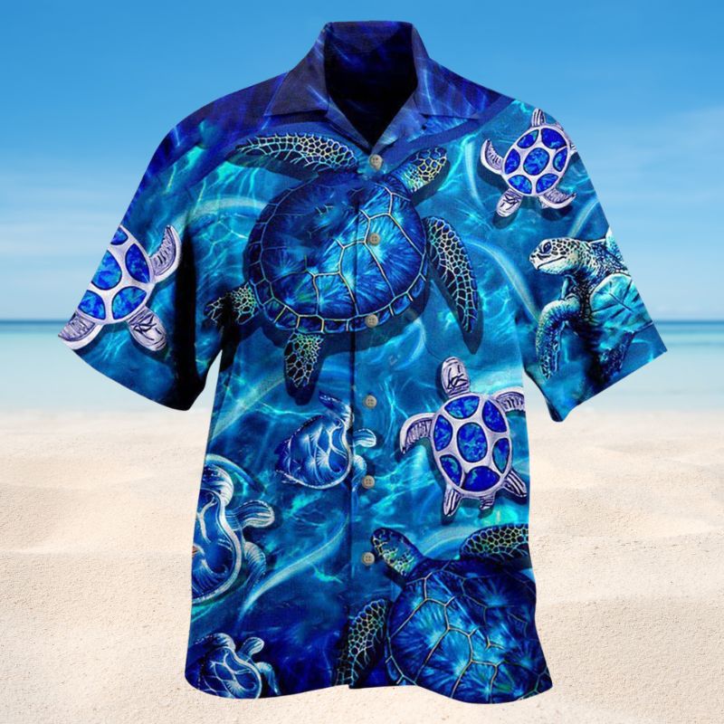 Turtle Go With The Flow Edition – Hawaiian Shirt