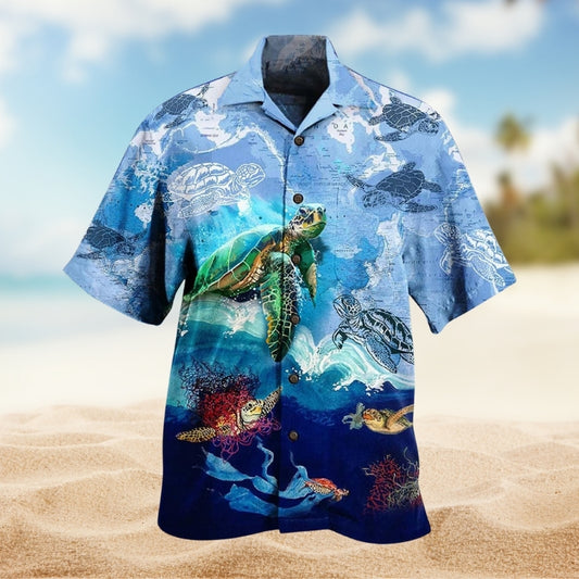 Turtle Go With The Flow Limited Edition – Hawaiian Shirt