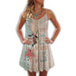 Turtle Beach Love Always – Women's Summer Sleeveless V-Neck Camisole Dress