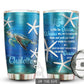 Turtle Life Is Like The Ocean Personalized 20 Oz Tumbler