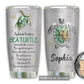 Turtle Love Beach With Sign Personalized 20 Oz Tumbler
