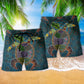 Turtle Love Life Pattern - Beach Short