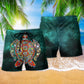 Turtle Sea Green Pattern – Beach Short