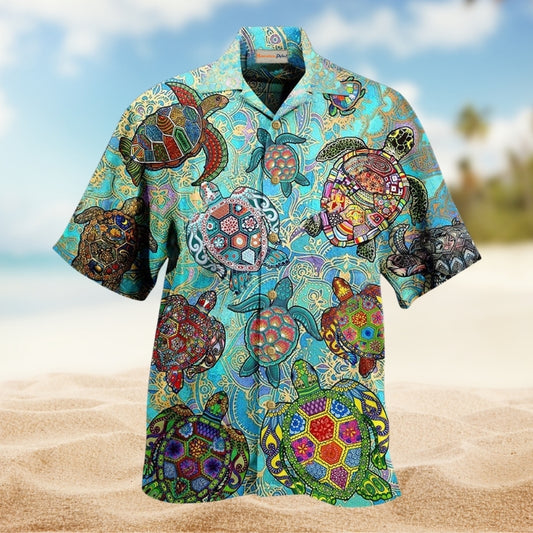 Turtle Love Swimming And Love Ocean Limited Edition – Hawaiian Shirt