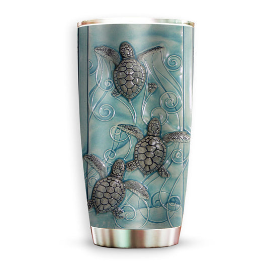 Turtle Lover Ocean 20 Oz Tumbler For Travel Gifts