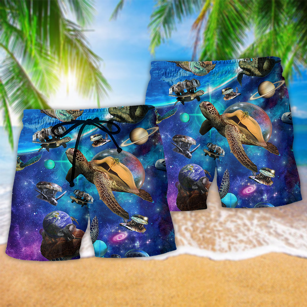 Eco Turtle Loves Planet Style – Beach Short