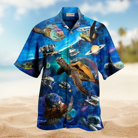 Turtle Loves Planet Style Limited Edition – Hawaiian Shirt