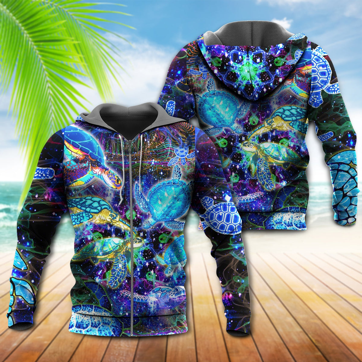 Turtle Sea You Next Wave Quote – 3D Hoodie