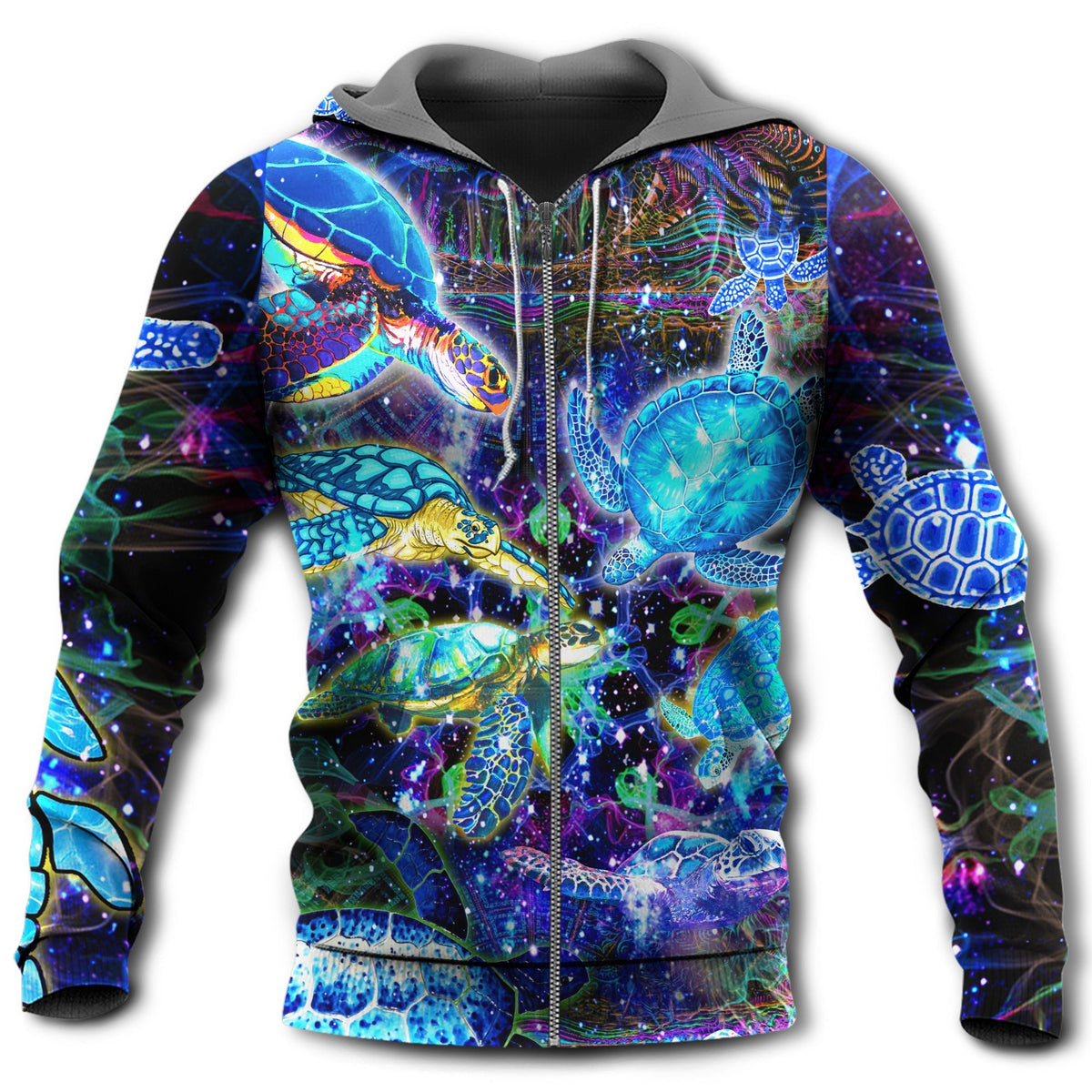 Turtle Sea You Next Wave Quote – 3D Hoodie