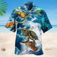 Turtle Swimming Over Sea Style – Hawaiian Shirt
