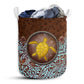 S: 17.72”x13.78” (45x35 cm) Turtle Vignette Yellow Turtle - Laundry Basket - Owls Matrix LTD