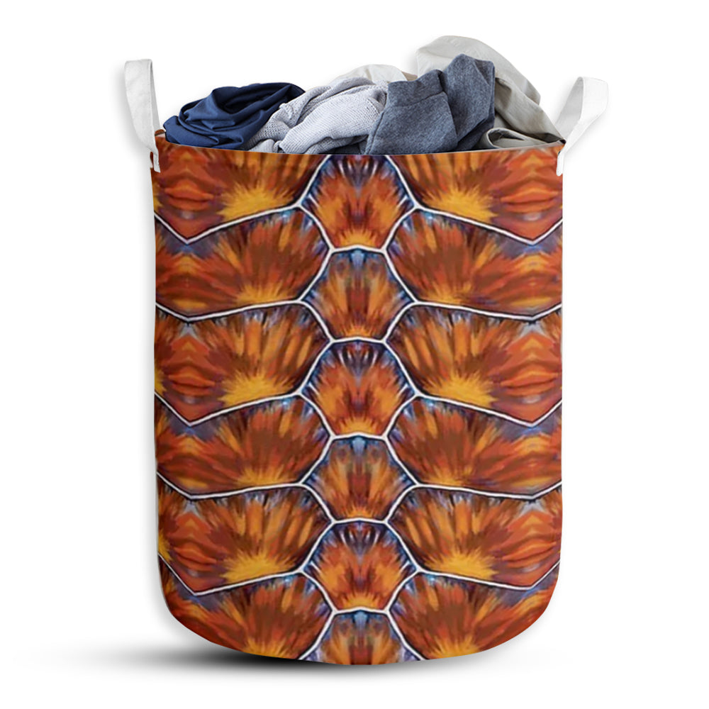 S: 17.72”x13.78” (45x35 cm) Turtle Wall So Beautiful - Laundry Basket - Owls Matrix LTD