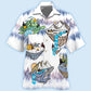 Turtle And Shark Camping Style – Hawaiian Shirt