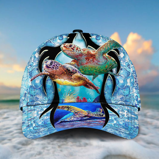Turtle Blue Ocean Lover – Classic Cap