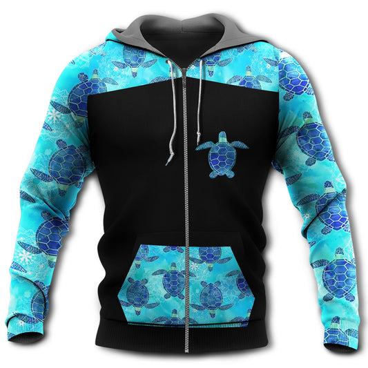 Turtle Love Ocean Life - 3D Hoodie